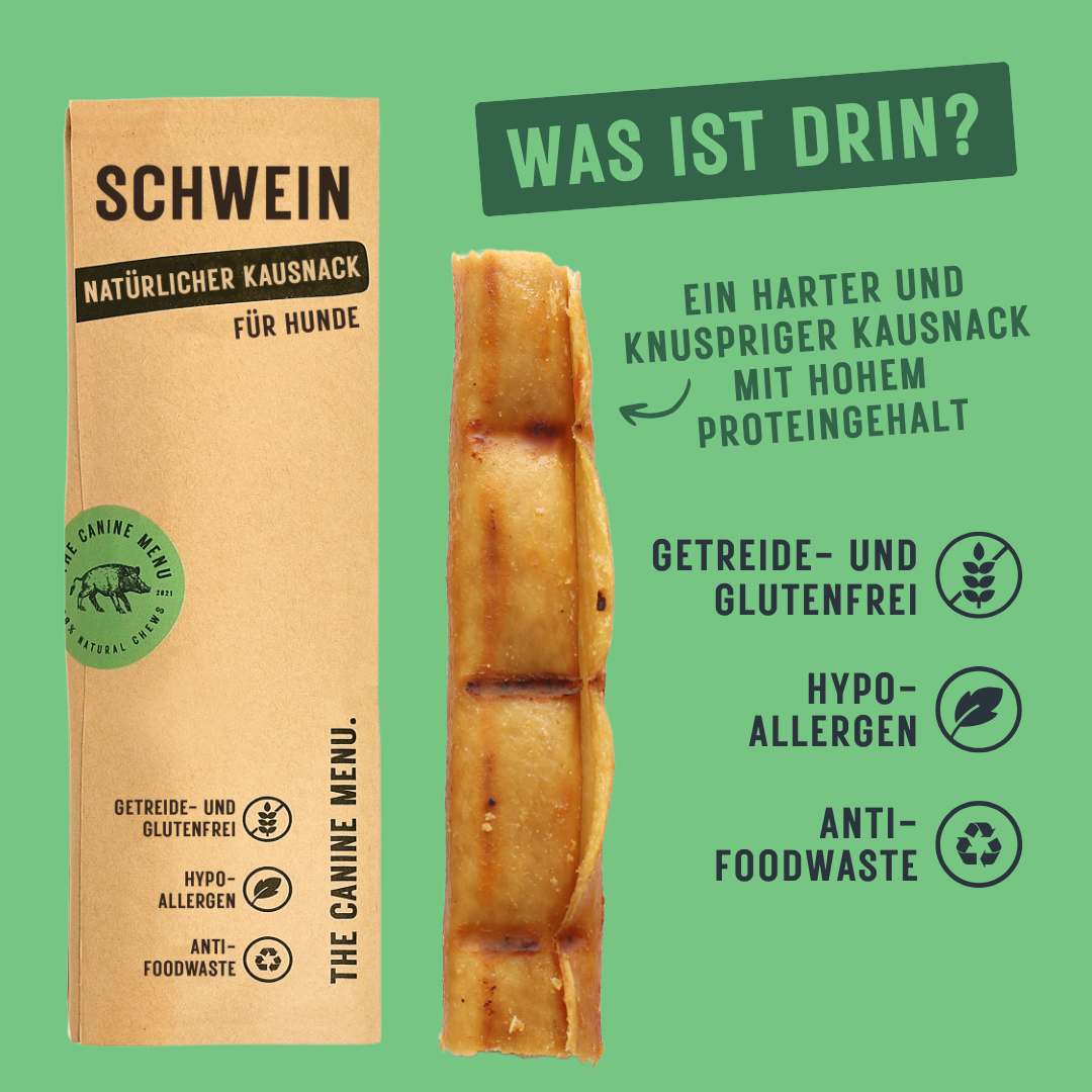 Zwijn kauwsnacks (25 stuks)