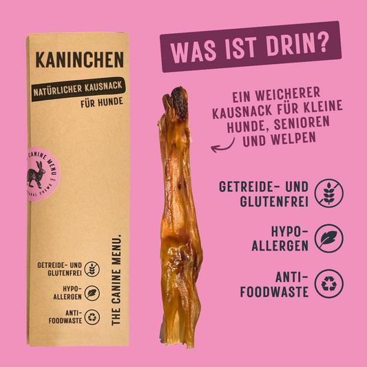 Konijn kauwsnacks (25 stuks)