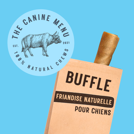 Friandises au buffle à mâcher (25 unités)