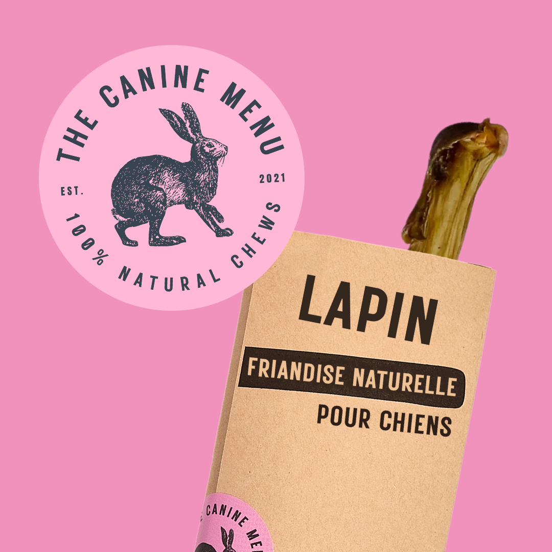 Friandises au lapin à mâcher (25 unités)